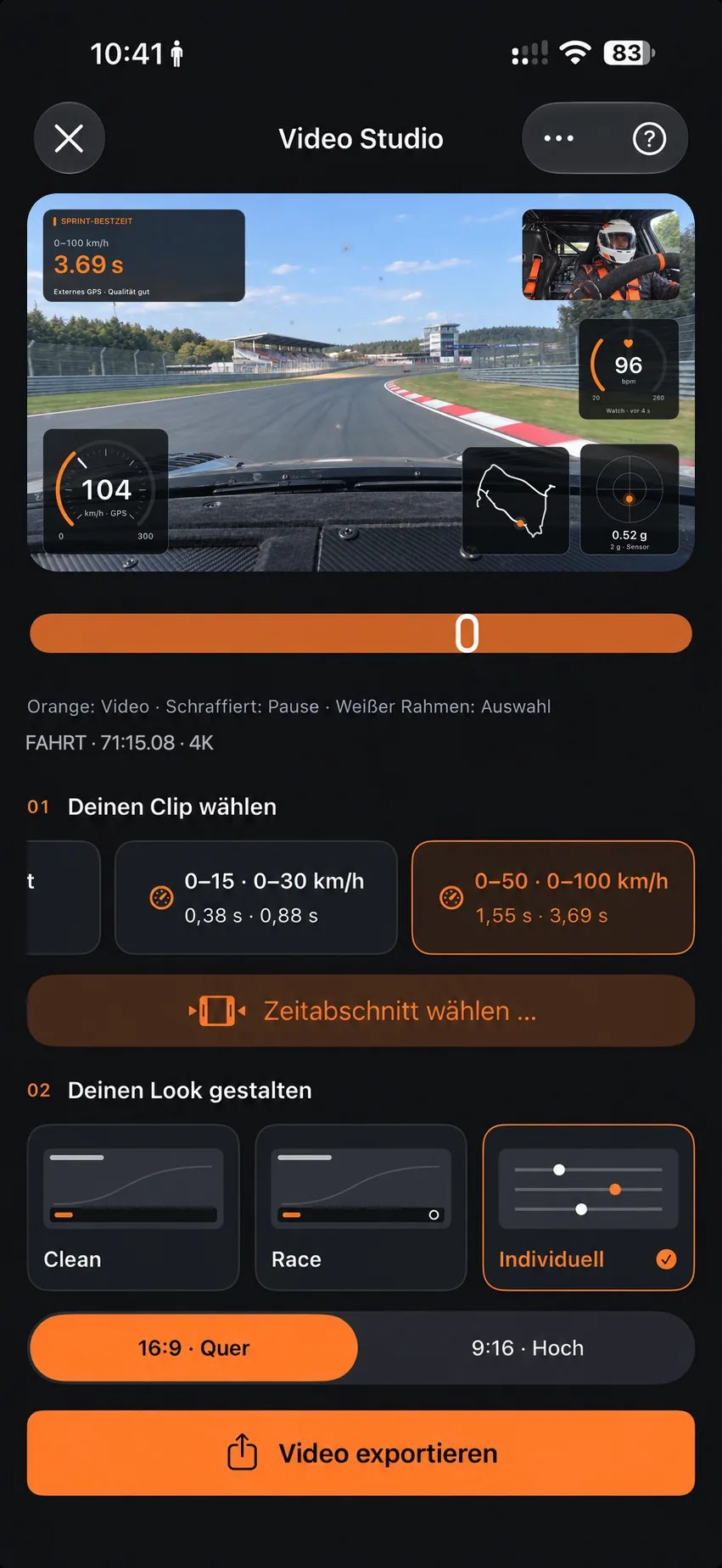 Video Studio · Gestalten