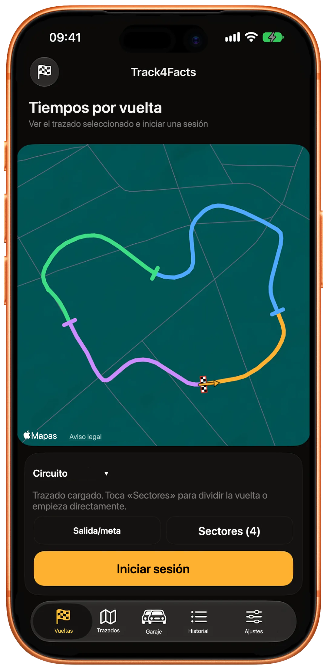 Circuito y sectores