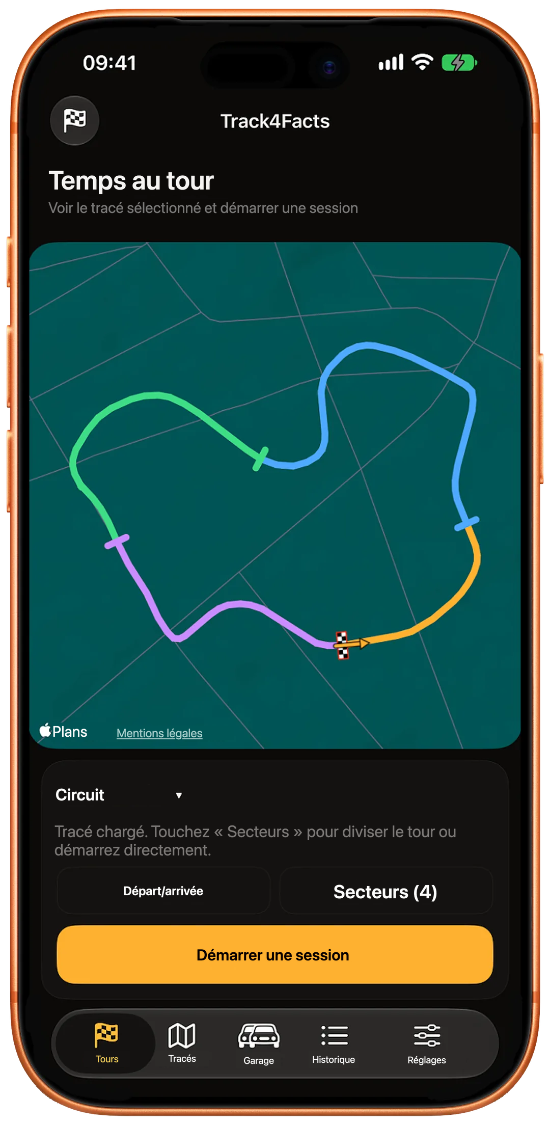 Circuit et secteurs