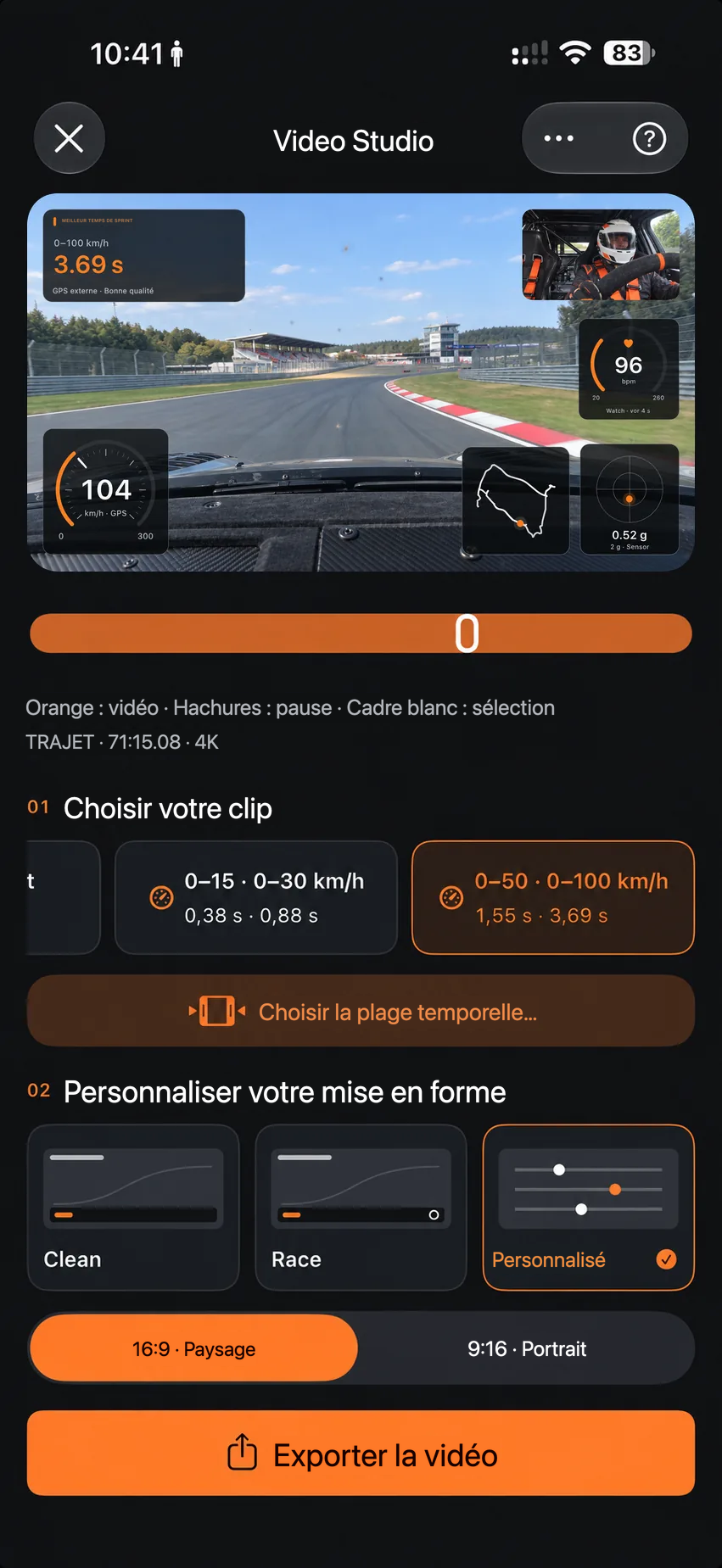 Video Studio · Personnaliser