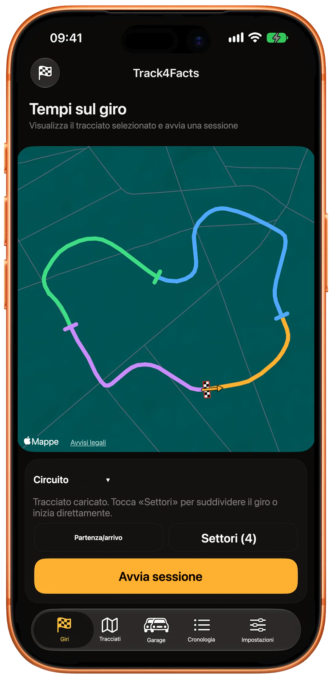 Circuito e settori