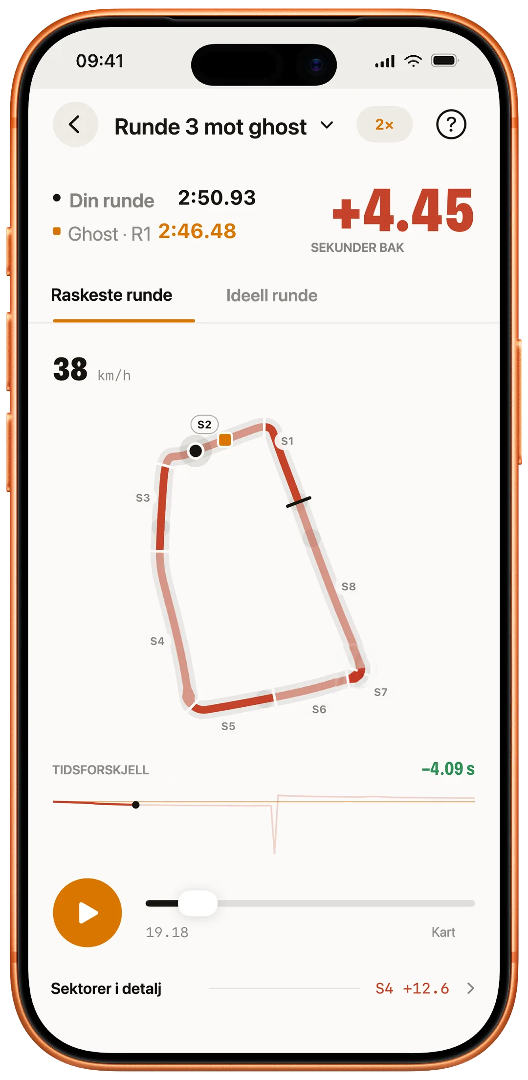 Ghost Lap – Runde mot ghost